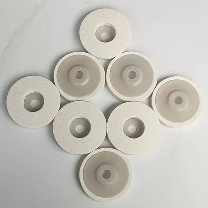 Mirror Polishing Discs - Angle Grinder Grinding Stainless Steel Woodworking Furniture Glass Polishing Felt Wheels for Easy Gr