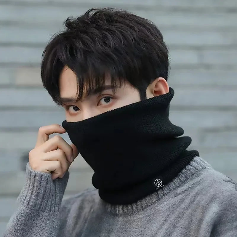 Knitted Neck Warmer Sports Scarf Fashion Soft Women Men Face Cover Winter Skating Running Hiking Scarves Thick Cold-proof Col