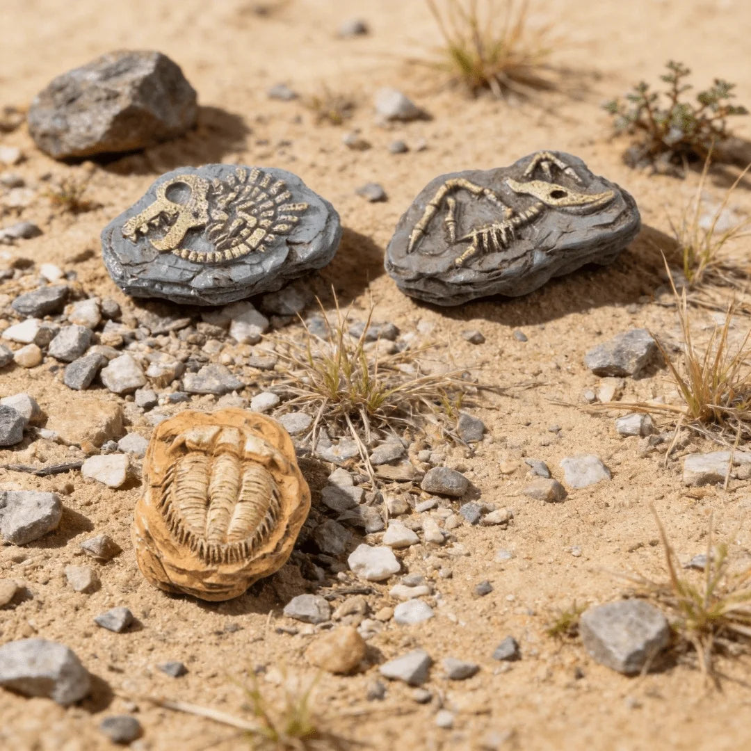 4pcs Micro Landscape Simulation Dinosaur Fossils, DIY Decorations, Desktop Accessories Small Ornaments