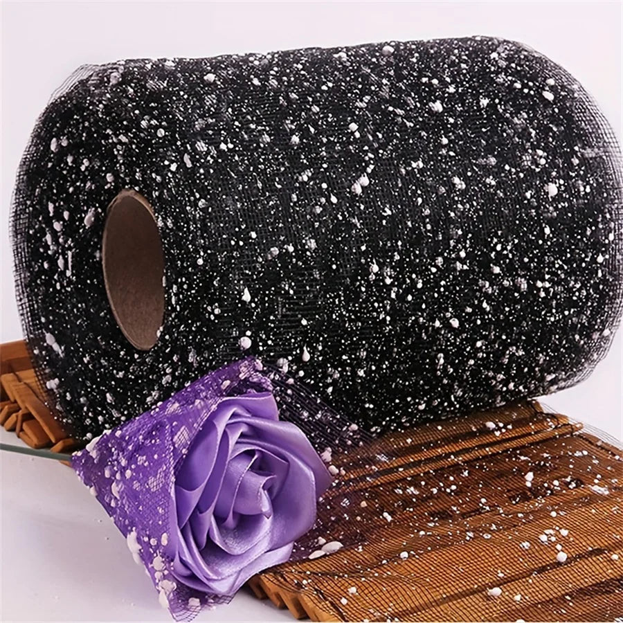 Handcrafted Silk Ribbon Rose Wrapping Paper - Versatile for Bouquets, Home & Office Decor | Available in Multiple Colors - bl