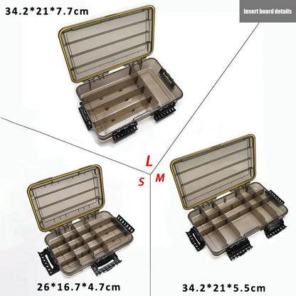 Large-Capacity Waterproof Fishing Tackle Box Fishing Accessories Tool Storage Box Fish Hook Fake Bait Storage Box Fishing Sup