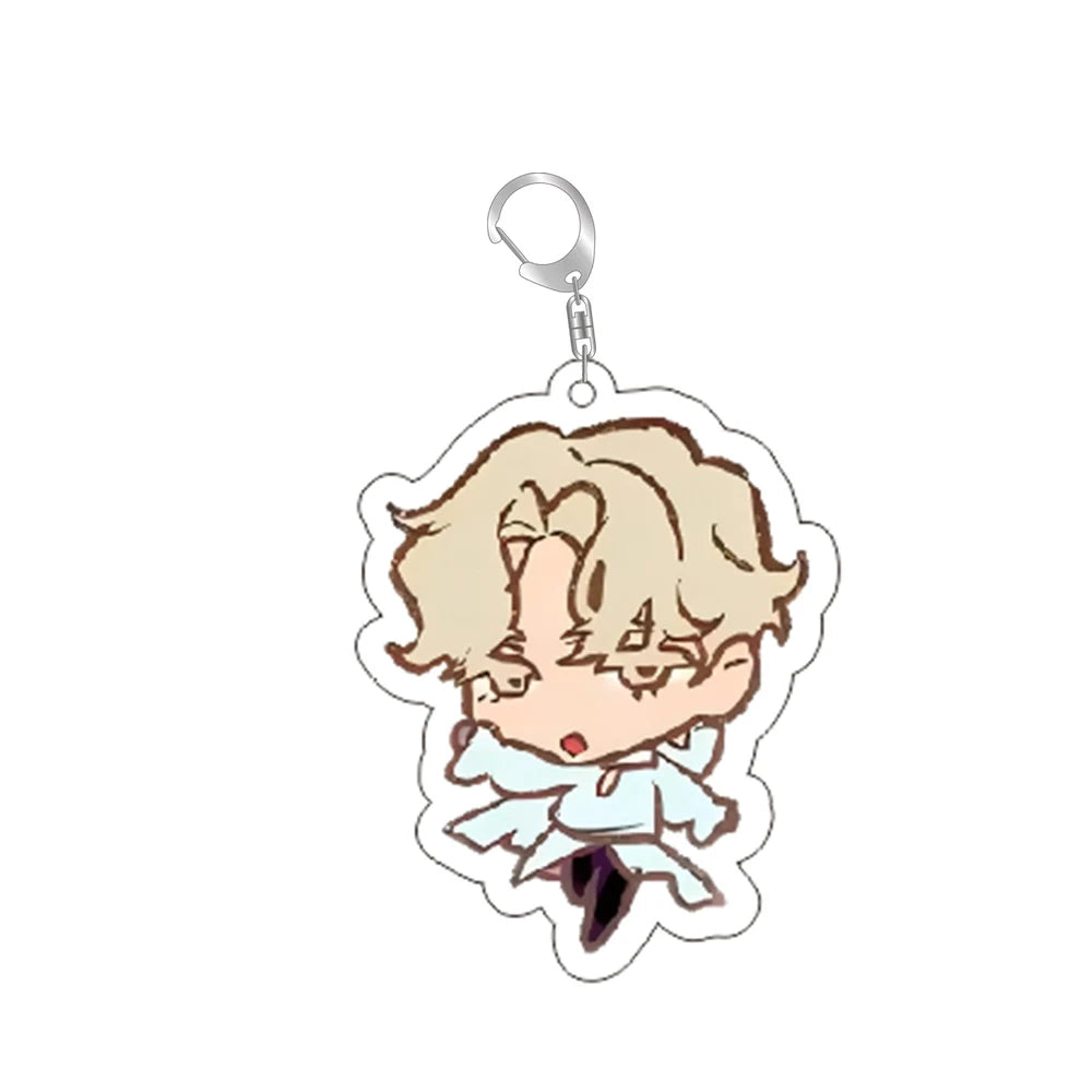 Anime Alien Stage Chibis Keychain Luka Ivan Till Mizi Hyuna Sua Key Ring Game Accessories Backpack Pendant Prop Jewelry Gift 