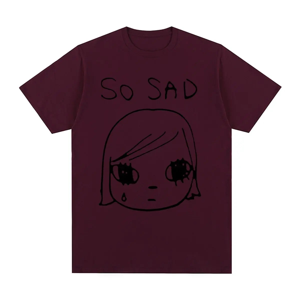 Yoshitomo Nara Sad Vintage T-shirt Japan Party Cotton Men T shirt New Tee Tshirt Womens Tops