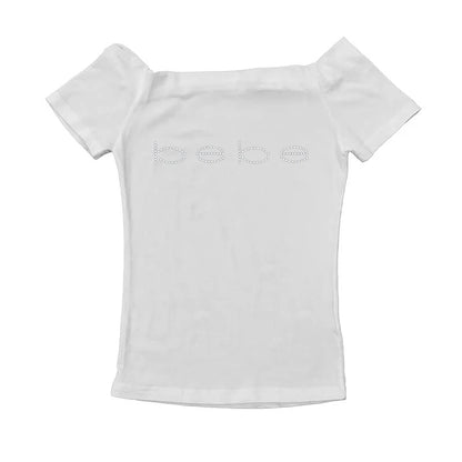 Vintage Sleeveless Tank Top Letters Summer Print Personality Crop top Sleeveless Slim Streetwear Punk Y2K Baby Tee Short Slee