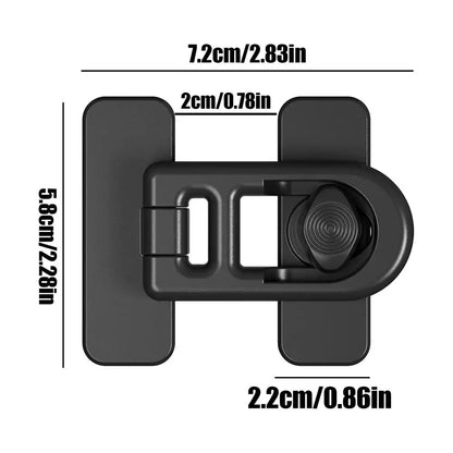 Refrigerator Lock Adhesive Keyless Freezer Locks Refrigerator Door Locks Child Proof Fridge Lock Oven Baby Proofing for Cabin
