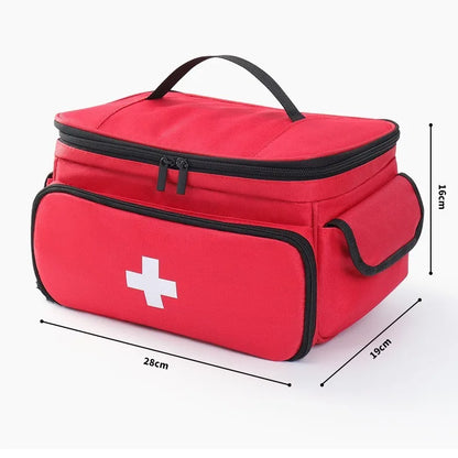 Mini Portable Medicine Bag Travel First Aid Kit Medicine Bag Storage Bag Survival Kit Medicine Box Outdoor Emergency Camping 