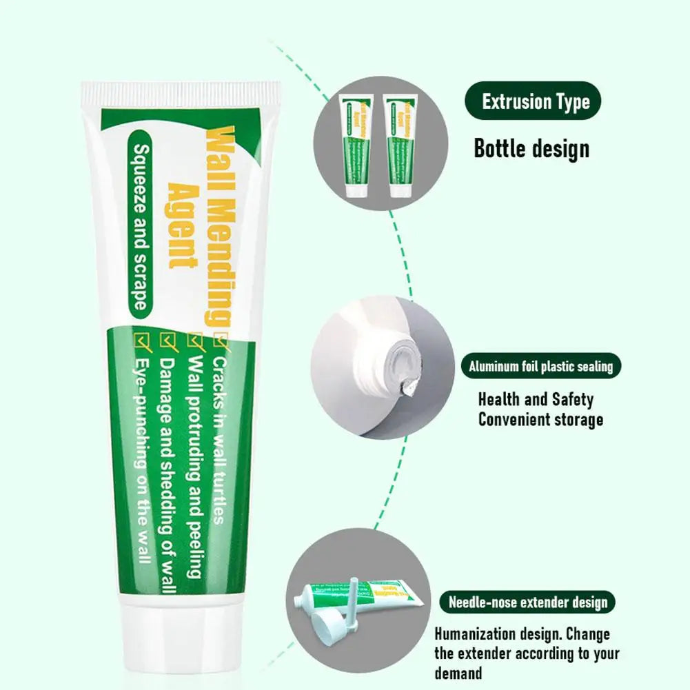 Putty Wall Mending Agent Repair Cream Crack Nail Repair Agent Walls Peeling Graffiti Waterproof and Mildew Gap Repair Paste