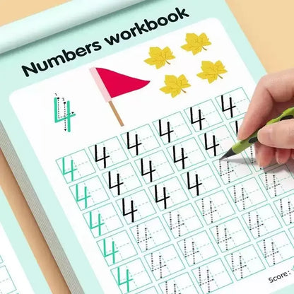 A Workbook for Tracing Numbers from 0-100: Handwriting Textbook Learning Math Book Writing For Kids