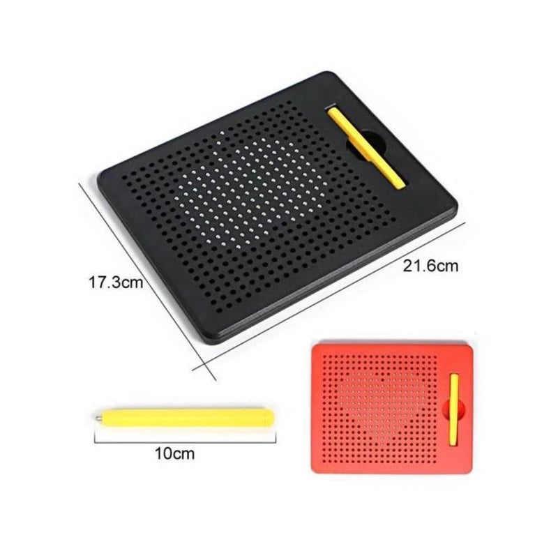 Magnetic Drawing Board Ball Sketch Pad Tablet with Magnet Pen Kids Learning Educational Toys for Children Gift Magpad Creativ