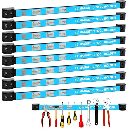 Magnetic Tool Holder Heavy-duty Magnet Tool Bar Long Strip Garage Workshops Hardware Storage Metal Organizer Rack For Workben