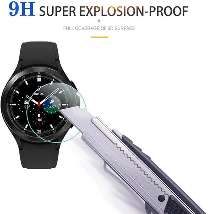 9H Tempered Glass for Samsung Galaxy Watch 9 8 7 6 5 4 40/44mm Classic 42/46mm Watch9 Watch8 44 40mm Film HD Screen Protector