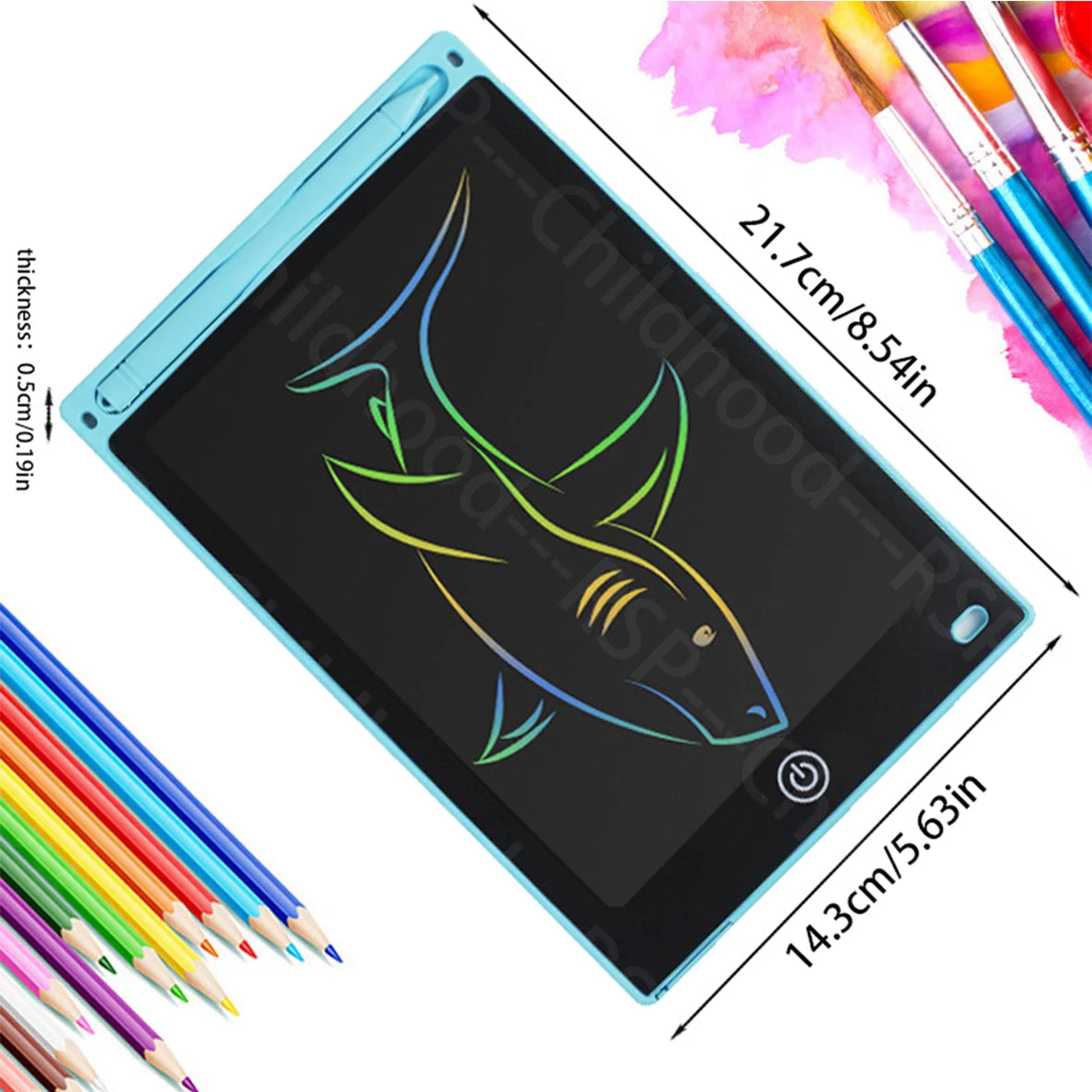 8.5 Inch LCD Drawing Tablet Electronic Writing Board Handwriting Pads Portable Electronic Tablet for 3 4 5 6 7 8 Years Kids G