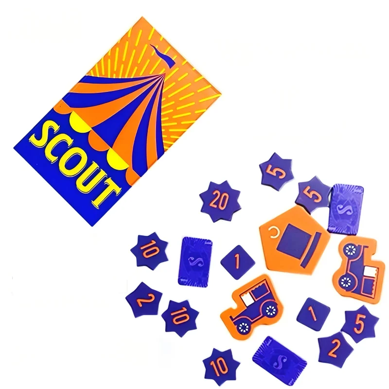Scout Card Game Circus Scout Board Game 2-5 People Poker Card Deck For Party - DM42-Scout