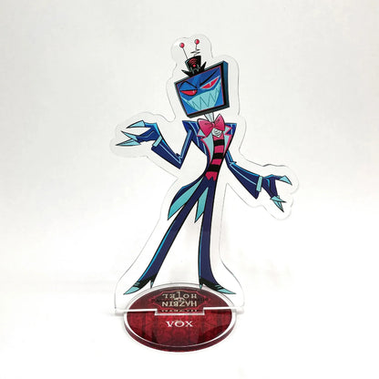 Anime Figurine Hazbin Hotel Acrylic Standee Alastor & Angel Desk Display Figure, Collectible Acrylic Stand, Gift for Fans