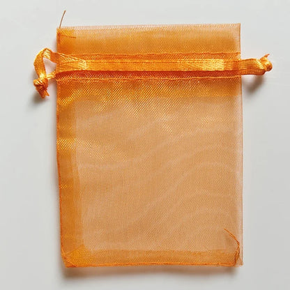25/50/100pcs Organza Gift Bag Multicolor Drawstring Pouches For Candy Jewelry Bag Packing Wedding Gift Bags Organza Bag - ora