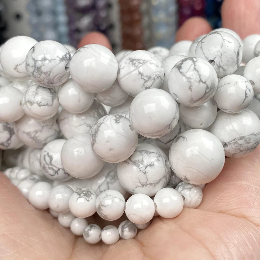 Natural Stone Beads 4 6 8 10mm Tiger Eye Lava Amazonite Turquoises Agates Jaspers Beads For Jewelry Making DIY Bracelet Neckl