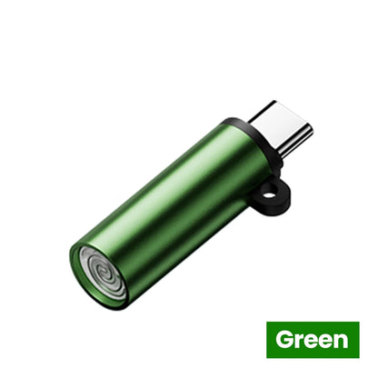 Type-C Mobile Cigarette Lighter Adapter Air Blowing Cigarette Lighter Outdoor Safety Portable Mini Cigarette Lighting Artifac