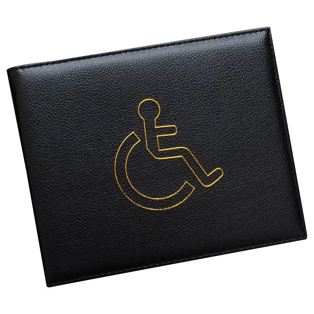 Handicapped Wallet Identity Badge Certificate Protection Cover Disabled Blue Badge Holder Document Safe Parking Permit Displa