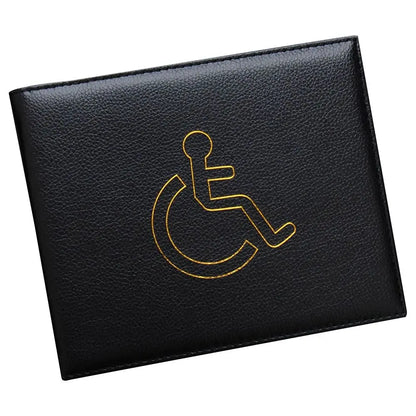 Handicapped Wallet Identity Badge Certificate Protection Cover Disabled Blue Badge Holder Document Safe Parking Permit Displa