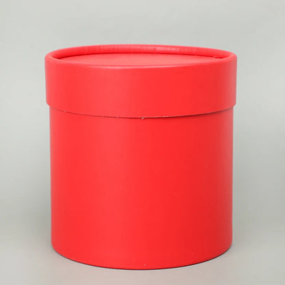 12x12cm Flower Box Round Cardboard Gift Boxes Wedding Party Rose Flower Packaging Decoration Valentine's Day Gifts Wrapping B