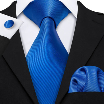 Men Tie Gold Navy Blue Striped Tie Barry.Wang 3.4" Jacquard Party Wedding Woven Fashion Designers Necktie For Men silk Busine