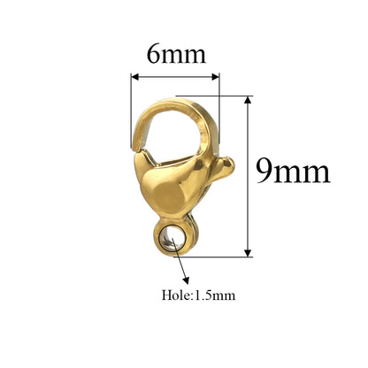 20pcs Stainless Steel Lobster Clasps For Bracelet Necklace,Lobster Clasps With Jump Rings Connectors Clasp DIY Jewelry Findin