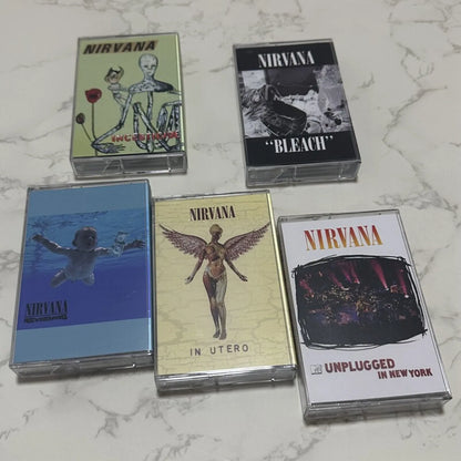 Complete Album Collection Cassette Tape Alternative Rock Vintage Analog Audio Collectible for Fans Home Art Decor