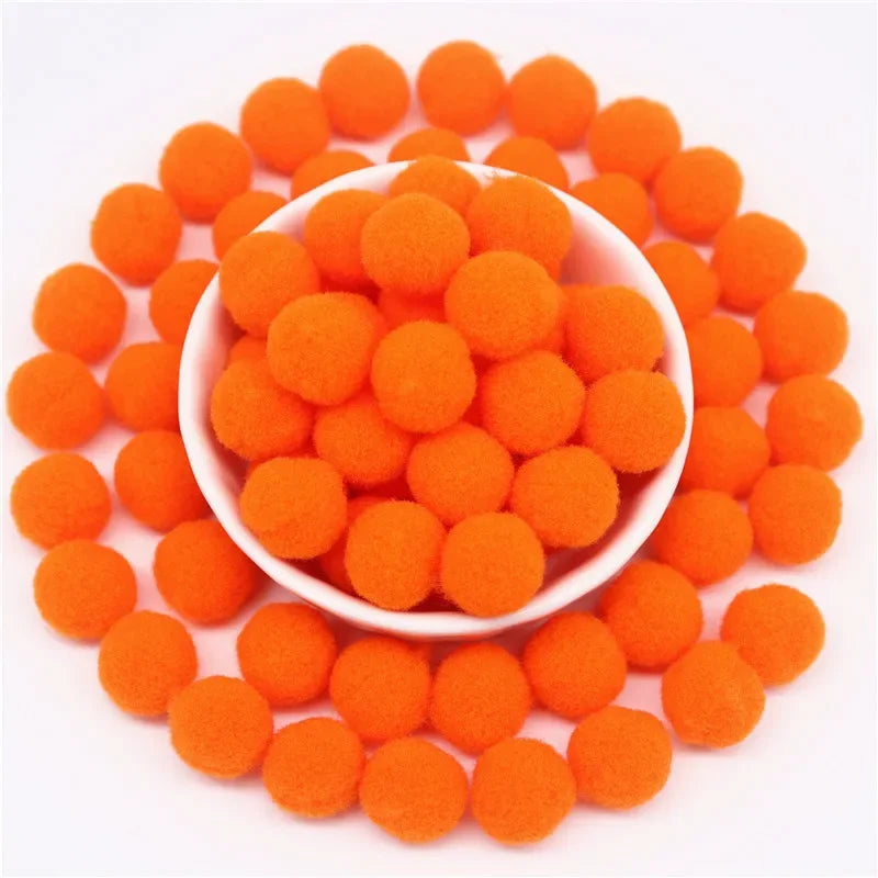 Pompon Balls 8mm 10mm 15mm 20mm 25mm 30mm Fluffy Pompoms Crafts Pompom Diy Handmade Kids Toy Wedding Decoration Craft Supplie