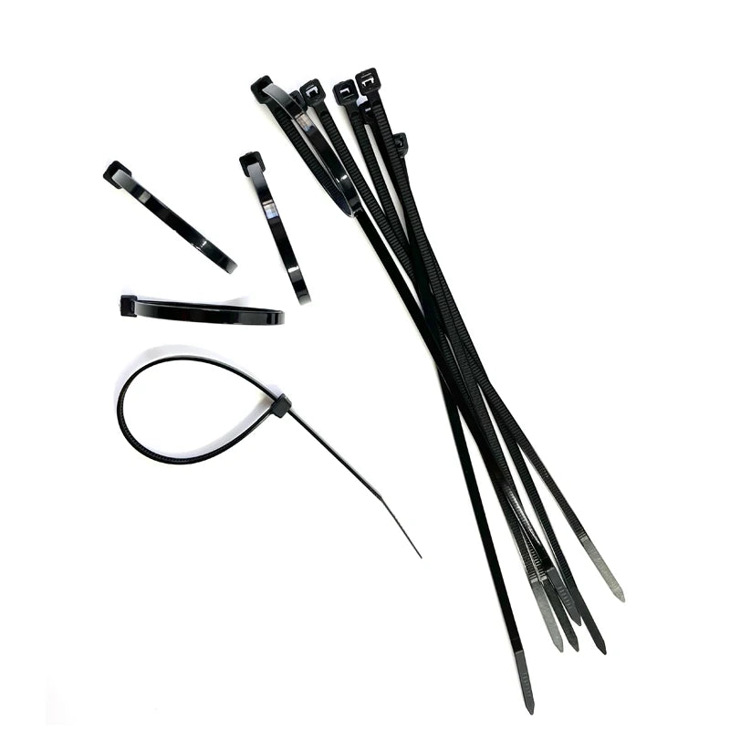 300pcs Three mode Self-Locking Plastic Nylon Wire Cable Zip Ties Black Cable Ties Fasten Loop Cable Various specifications