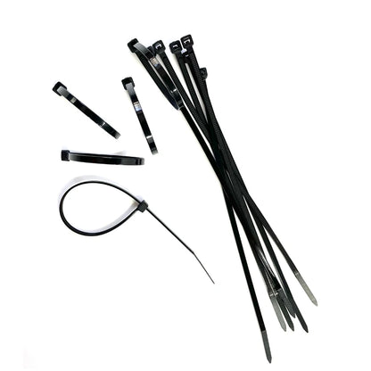 300pcs Three mode Self-Locking Plastic Nylon Wire Cable Zip Ties Black Cable Ties Fasten Loop Cable Various specifications