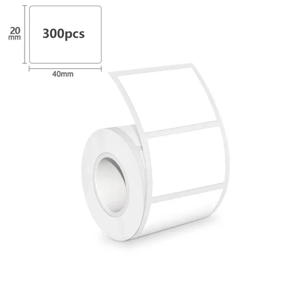 1Roll 40x20MM Compatible Phomemo M110 M220 M200 Self-Adhesive Color Laser Thermal Paper, E210 P50 Detong P1 HPRT T20 MAKER - 
