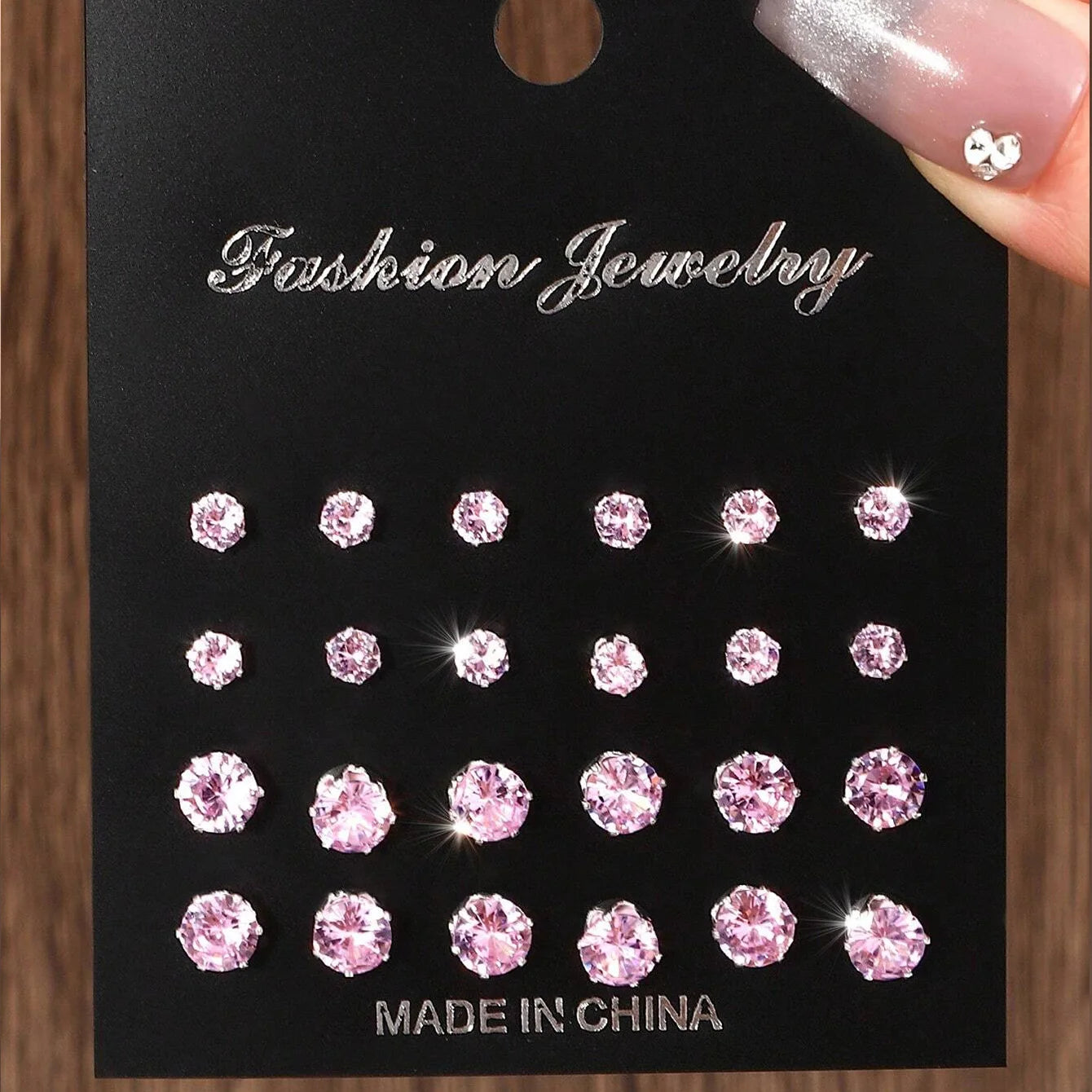 12 Pairs Of Luxurious, Simple, Shiny, And Caring Zirconia Decorative Earrings Are Suitable For Gifts To Parties,And Couples -