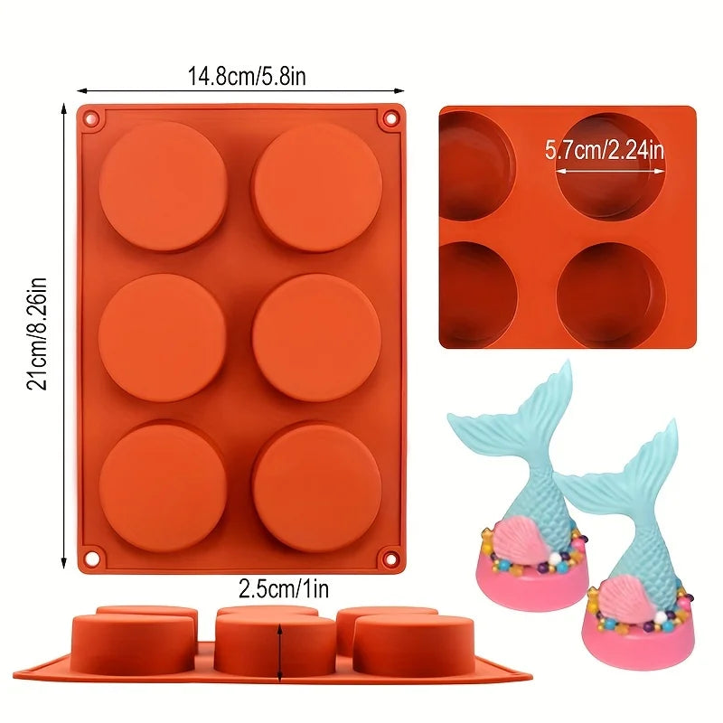 Cylinder Silicone Mold for Soap Jelly Pudding Resin Chocolate Cookie Mold hocolate Covered Sandwich Tool Candy Cake Baking Pa