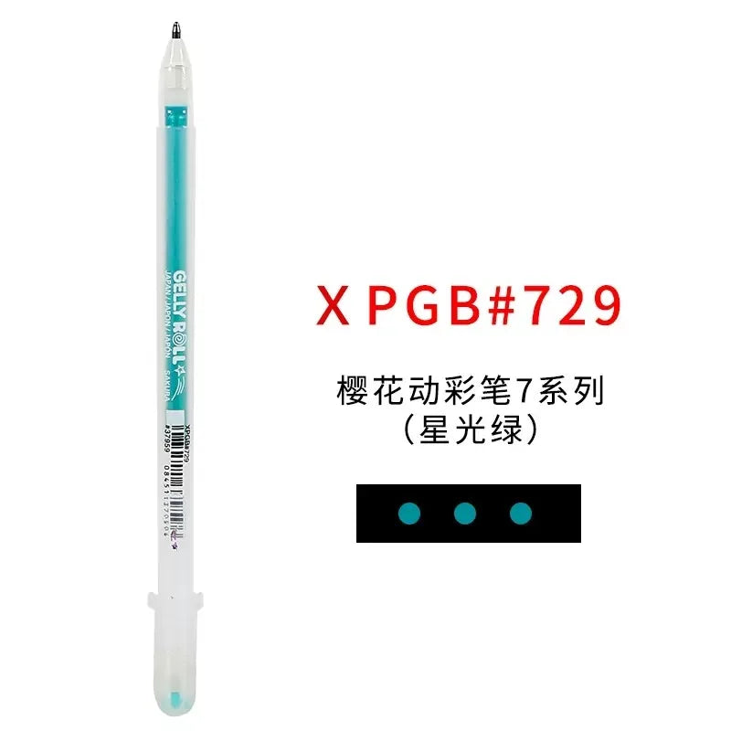 1/3PCS SAKURA Gelly Roll Gel Pens Highlight Marker for Journaling Art Drawing Classic White Ink Assorted Point Fine Medium Bo