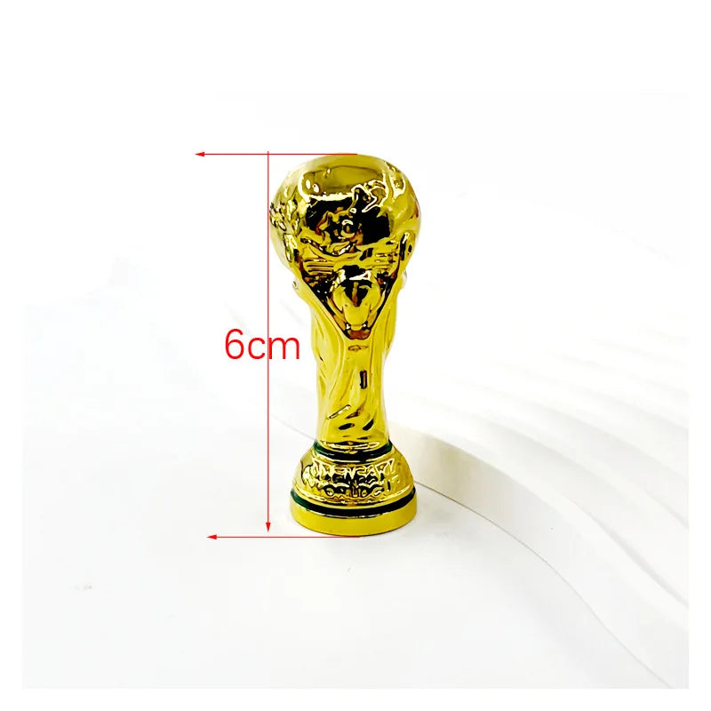2026 FIFA Trophy Keychain Football Trophy Pendant Soccer Fan Souvenir Backpack Charm Collectible Gift Mascot Model