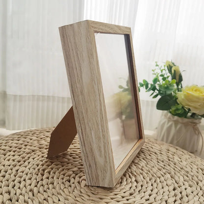 Shadow Box Depth 3cm Wooden Photo Frame For Displaying Three-Dimensional Works Nordic DIY Wood Picture Frame Photo Decor - Re