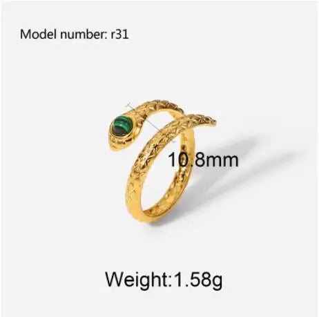 Fashion Simple Stainless Steel Rings For Women Gold Color Smooth Geometric Open Rings Arc Rings Diamonds Jewellery Ring Gift