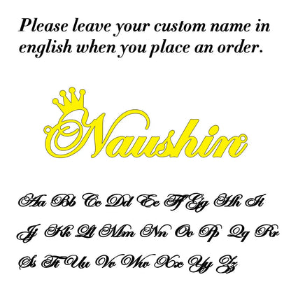 Custom Name Necklace for Women Personalised Cursive Letter Pendant Stainless Steel Jewelry Men Chain Choker Collar Personaliz
