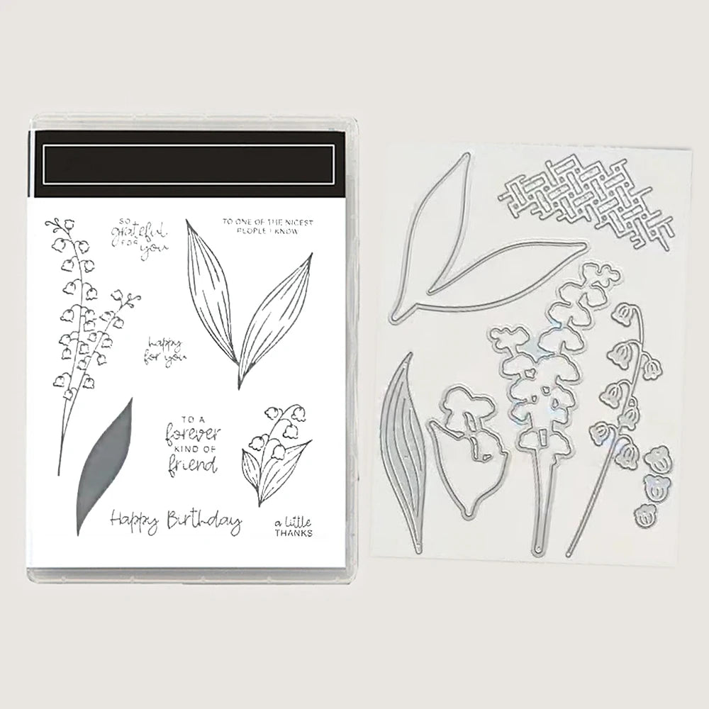 Spring 2026 April New Arrivals Stamp Dies Opulent Oasis Boutique Blossoms Thanks Man DIY Greeting Scrapbook Molds Mother's Da