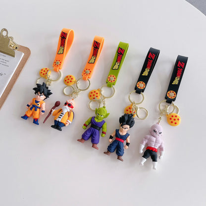 Dragon Ball Keychains with Cool Saiyan Designs for Backpacks Authentic Dragon Ball Cosplay Accessories for Fans