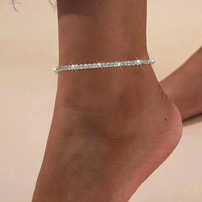 Stainless Steel Anklets Simple and exquisite Elegant chain design Fashion Anklets For Women Jewelry Party Gift Recommendation
