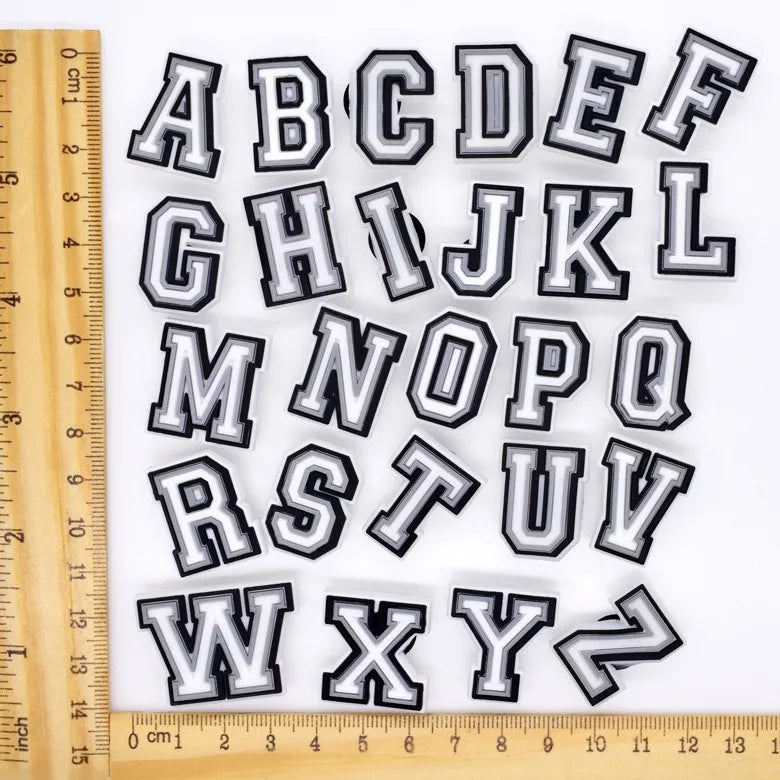 1 Piece Shoe Charms Accessories Pvc Shoe Decorations Letter 26 Options To Choose From Alphabet Ornament Pins Party Gift