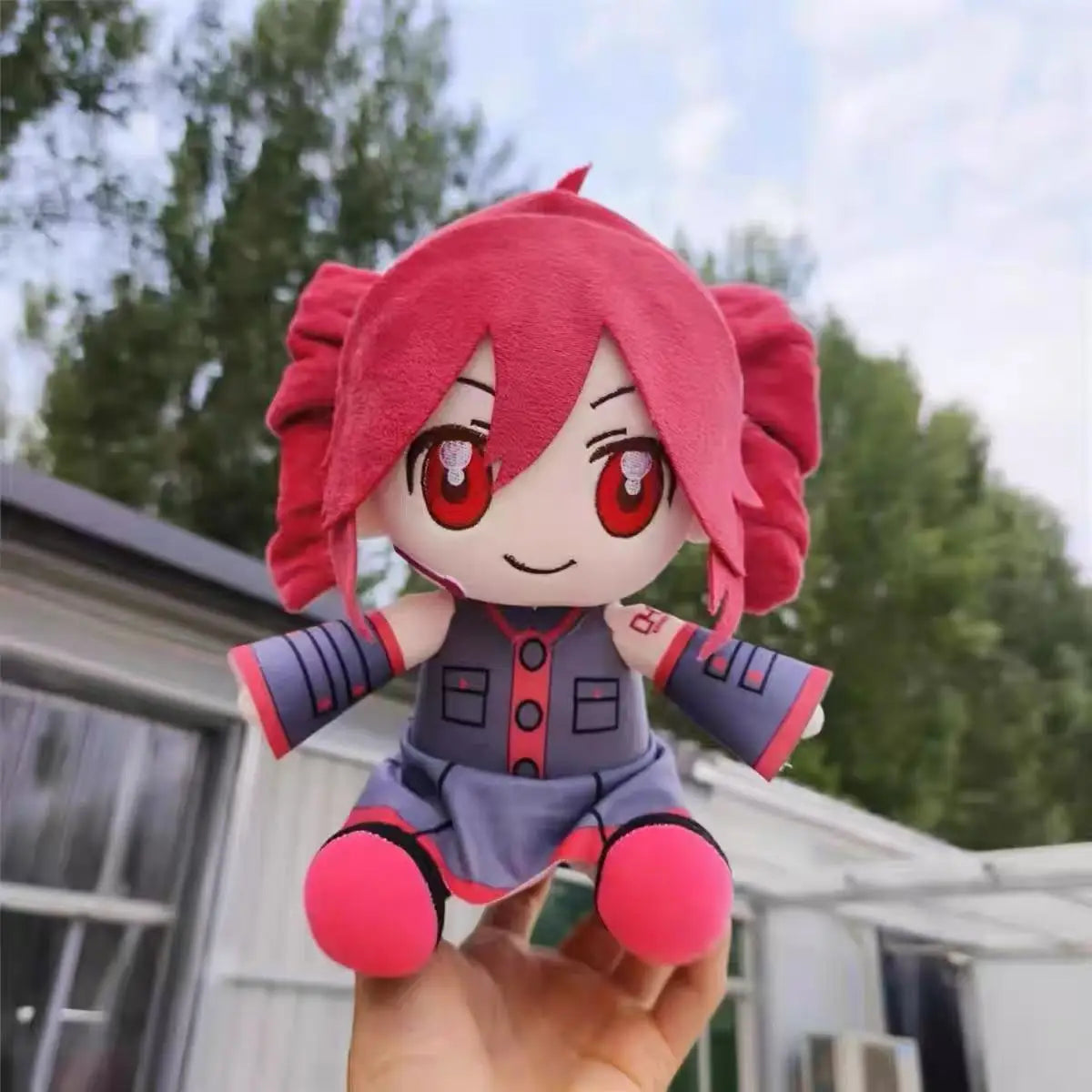 Anime Kasane Teto Cosplay Doll Kawaii Plush Stuffed Doll Ornament Christmas Gifts Anime Merchandise Kid Birthday Gift Home De