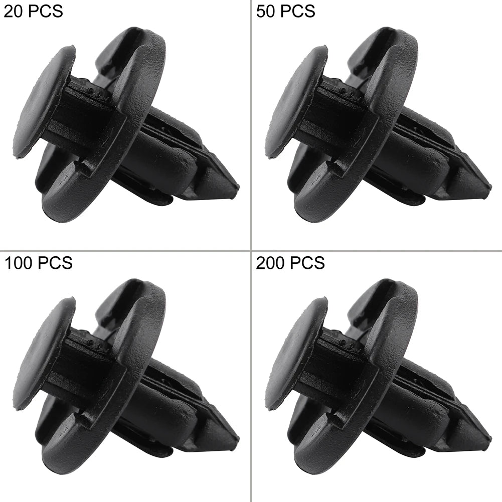 20Pcs/50Pcs/100Pcs/200Pcs Interior Bumper Mud Guard Trim Clips Fastener Kit for Nissan Xterra Versa Sentra Maxima Frontier