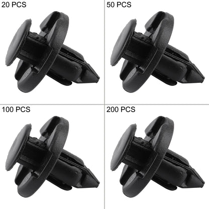 20Pcs/50Pcs/100Pcs/200Pcs Interior Bumper Mud Guard Trim Clips Fastener Kit for Nissan Xterra Versa Sentra Maxima Frontier
