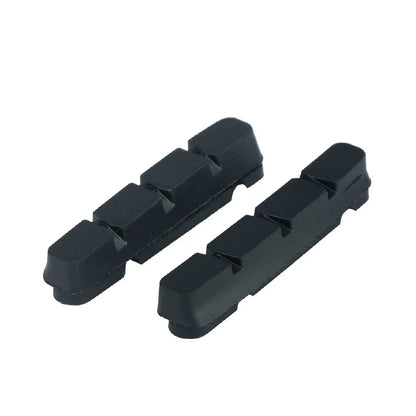 A Pair 55MM Brake Pads for Road Bikes with Metal Rings C-brake Pads Replaceable Brake Blocks Aluminium Alloy Block Bicycle Pa