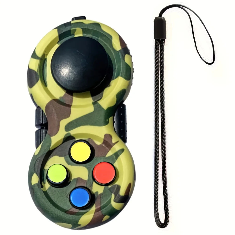Fidget Pad Retro Classic Fidget Controller Handheld Fidget Game Controller Fun Fidget Pad Packs Classic Fidget Toys - camoufl