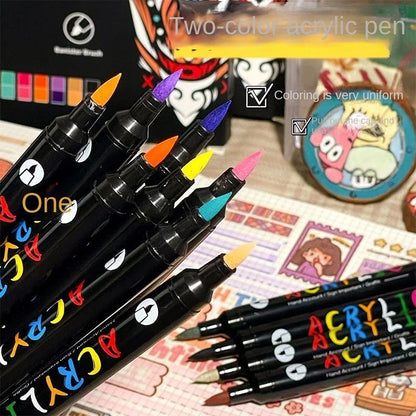 24 Medium Square Nail Pink French Cute Cartoon Cat White Love Camellia Nail Patch Jelly Powder Bow Wear Nail Set