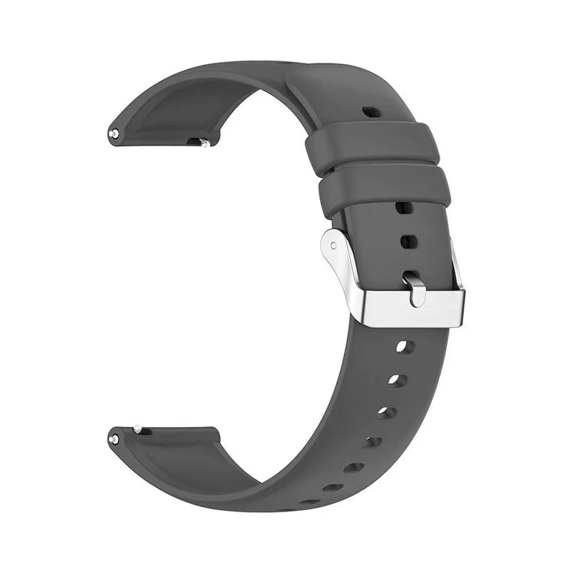 Universal Watch Straps 22mm 20mm Quick Release Silicone Band Soft Rubber Wristband for Huawei Samsung Xiaomi Amazfit Smartwat