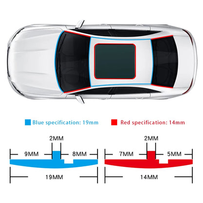 SEAMETAL Rubber Car Seals Edge Sealing Strips Auto Roof Windshield Car Sealant Protector Anti-collision Strip Window Seals